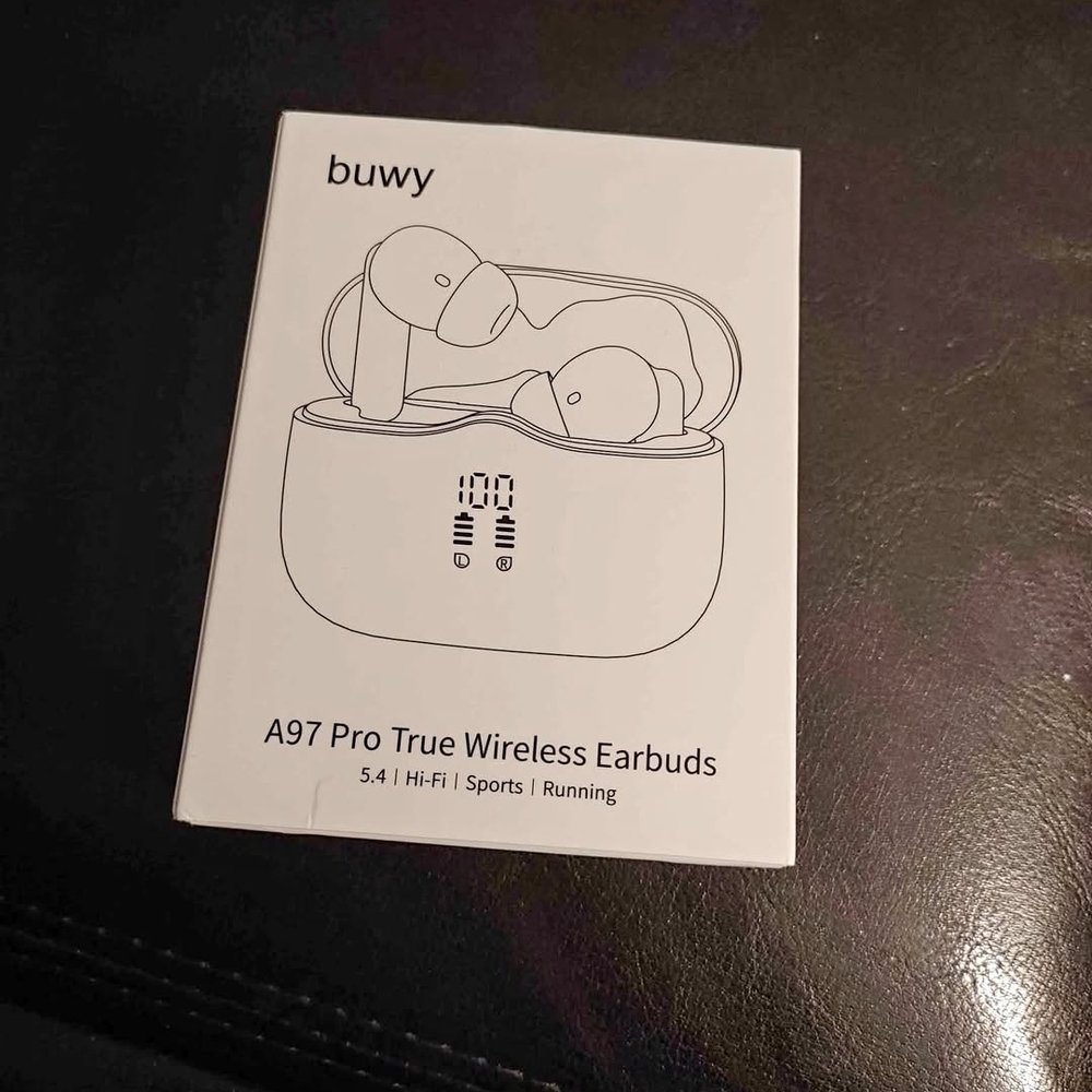 Buwy A97 Pro Wireless Earbuds - Black